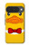 S2760 イエロー アヒル タキシード 漫画 Yellow Duck Tuxedo Cartoon Google Pixel 10, 10 Pro バックケース、フリップケース・カバー
