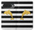 S2882 黒と白のストライプ ゴールドドルフィン Black and White Striped Gold Dolphin Google Pixel 10, 10 Pro バックケース、フリップケース・カバー