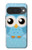 S3029 かわいい青いフクロウ Cute Blue Owl Google Pixel 10, 10 Pro バックケース、フリップケース・カバー
