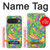 S3273 フラワーラインアートパターン Flower Line Art Pattern Google Pixel 10, 10 Pro バックケース、フリップケース・カバー