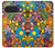 S3281 カラフルなヒッピーの花のパターン Colorful Hippie Flowers Pattern Google Pixel 10, 10 Pro バックケース、フリップケース・カバー