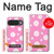 S3500 ピンクの花柄 Pink Floral Pattern Google Pixel 10, 10 Pro バックケース、フリップケース・カバー