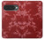 S3817 赤い花の桜のパターン Red Floral Cherry blossom Pattern Google Pixel 10, 10 Pro バックケース、フリップケース・カバー