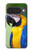 S3888 コンゴウインコの顔の鳥 Macaw Face Bird Google Pixel 10, 10 Pro バックケース、フリップケース・カバー