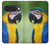 S3888 コンゴウインコの顔の鳥 Macaw Face Bird Google Pixel 10, 10 Pro バックケース、フリップケース・カバー