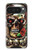 S0753 スカル 翼 バラ パンク Skull Wing Rose Punk Google Pixel 10 Pro XL バックケース、フリップケース・カバー