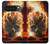 S0863 地獄火スカル Hell Fire Skull Google Pixel 10 Pro XL バックケース、フリップケース・カバー