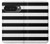 S1596 黒と白のストライプ Black and White Striped Google Pixel 10 Pro XL バックケース、フリップケース・カバー