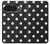 S2299 黒い水玉 Black Polka Dots Google Pixel 10 Pro XL バックケース、フリップケース・カバー