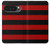 S2638 黒と赤のストライプ Black and Red Striped Google Pixel 10 Pro XL バックケース、フリップケース・カバー