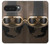 S2645 ヴィンテージブラウンゴーグルオートバイヘルメット Vintage Brown Goggles Motorcycle Helmet Google Pixel 10 Pro XL バックケース、フリップケース・カバー
