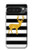 S2794 黒と白のストライプ 金の鹿 Black and White Striped Deer Gold Sparkles Google Pixel 10 Pro XL バックケース、フリップケース・カバー