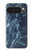 S2799 ライトブルーマーブルストーン グラフィックプリント Light Blue Marble Stone Texture Printed Google Pixel 10 Pro XL バックケース、フリップケース・カバー