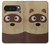 S2825 かわいいアライグマ Cute Cartoon Raccoon Google Pixel 10 Pro XL バックケース、フリップケース・カバー