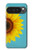 S3039 ひまわり Vintage Sunflower Blue Google Pixel 10 Pro XL バックケース、フリップケース・カバー