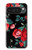 S3112 黒バラ パターン Rose Floral Pattern Black Google Pixel 10 Pro XL バックケース、フリップケース・カバー