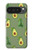 S3285 アボカドパターン Avocado Fruit Pattern Google Pixel 10 Pro XL バックケース、フリップケース・カバー