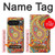 S3402 ペイズリー花柄 Floral Paisley Pattern Seamless Google Pixel 10 Pro XL バックケース、フリップケース・カバー