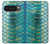 S3414 緑のヘビの鱗 グラフィックプリント Green Snake Scale Graphic Print Google Pixel 10 Pro XL バックケース、フリップケース・カバー