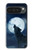 S3693 グリムホワイトウルフ満月 Grim White Wolf Full Moon Google Pixel 10 Pro XL バックケース、フリップケース・カバー