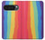 S3799 かわいい縦水彩レインボー Cute Vertical Watercolor Rainbow Google Pixel 10 Pro XL バックケース、フリップケース・カバー