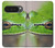 S3845 緑のカエル Green frog Google Pixel 10 Pro XL バックケース、フリップケース・カバー