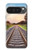 S3866 鉄道直線線路 Railway Straight Train Track Google Pixel 10 Pro XL バックケース、フリップケース・カバー