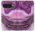 S3896 紫色の大理石の金の筋 Purple Marble Gold Streaks Google Pixel 10 Pro XL バックケース、フリップケース・カバー