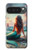 S4006 油絵 人魚 Oil Painting Mermaid Google Pixel 10 Pro XL バックケース、フリップケース・カバー