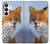 S0417 狐 Fox Samsung Galaxy S25 FE バックケース、フリップケース・カバー