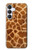 S0422 キリンの皮 Giraffe Skin Samsung Galaxy S25 FE バックケース、フリップケース・カバー