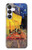 S0929 夜のカフェテラス フィンセント・ファン・ゴッホ Van Gogh Cafe Terrace Samsung Galaxy S25 FE バックケース、フリップケース・カバー