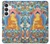 S1256 仏の絵画 Buddha Paint Samsung Galaxy S25 FE, S26 FE バックケース、フリップケース・カバー
