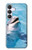 S1291 イルカ Dolphin Samsung Galaxy S25 FE バックケース、フリップケース・カバー