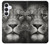 S1352 ライオンの顔 Lion Face Samsung Galaxy S25 FE バックケース、フリップケース・カバー