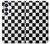 S1611 チェッカーボード Black and White Check Chess Board Samsung Galaxy S25 FE バックケース、フリップケース・カバー