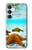 S1679 ヒトデ 海 浜 Starfish Sea Beach Samsung Galaxy S25 FE バックケース、フリップケース・カバー