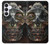 S1685 スチームパンク 頭蓋骨 Steampunk Skull Head Samsung Galaxy S25 FE バックケース、フリップケース・カバー