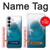 S1801 ベルーガ スマイルクジラ Beluga Whale Smile Whale Samsung Galaxy S25 FE バックケース、フリップケース・カバー