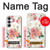 S1859 ローズ柄 Rose Pattern Samsung Galaxy S25 FE バックケース、フリップケース・カバー