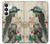 S2086 孔雀の絵画 Peacock Painting Samsung Galaxy S25 FE, S26 FE バックケース、フリップケース・カバー