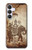 S2102 タイアート 象に仏 Thai Art Buddha on Elephant Samsung Galaxy S25 FE バックケース、フリップケース・カバー