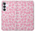 S2213 ピンクのヒョウ柄 Pink Leopard Pattern Samsung Galaxy S25 FE バックケース、フリップケース・カバー