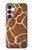 S2326 キリン皮膚 Giraffe Skin Samsung Galaxy S25 FE バックケース、フリップケース・カバー