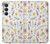 S2354 パステルの花のパターン Pastel Flowers Pattern Samsung Galaxy S25 FE バックケース、フリップケース・カバー