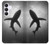 S2367 サメモノクロ Shark Monochrome Samsung Galaxy S25 FE バックケース、フリップケース・カバー