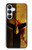S2439 戦士スパルタンヘルメット Warrior Spartan Helmet Samsung Galaxy S25 FE, S26 FE バックケース、フリップケース・カバー