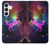 S2486 虹色ユニコーン星雲スペース Rainbow Unicorn Nebula Space Samsung Galaxy S25 FE バックケース、フリップケース・カバー
