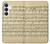 S2504 ヴィンテージ音楽シート Vintage Music Sheet Samsung Galaxy S25 FE バックケース、フリップケース・カバー