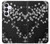 S2544 黒花柄の着物 Japanese Kimono Style Black Flower Pattern Samsung Galaxy S25 FE, S26 FE バックケース、フリップケース・カバー